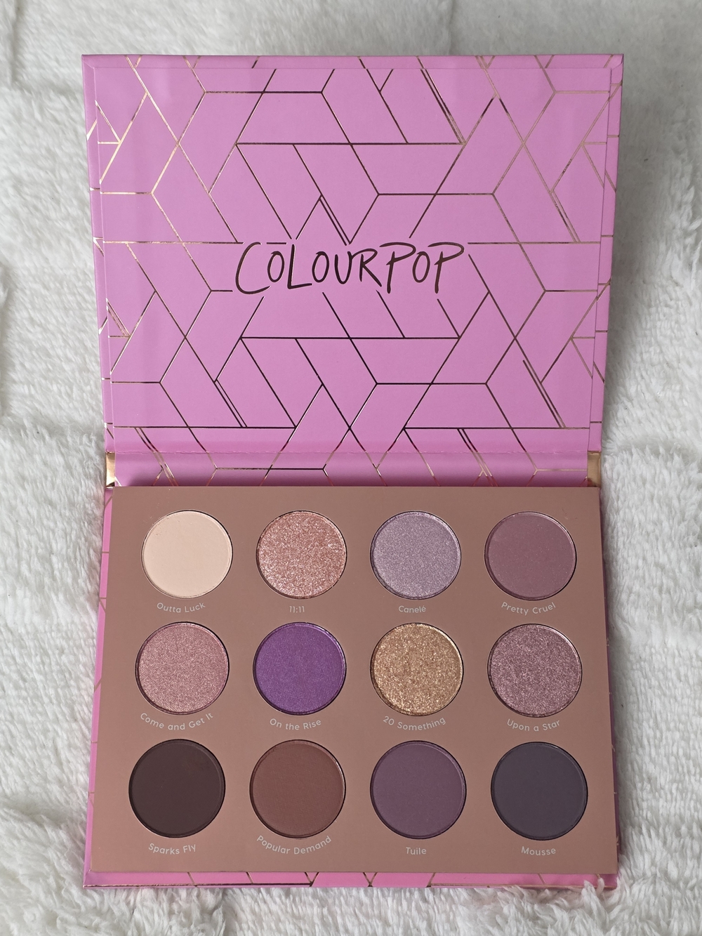 COLOURPOP COSMETICS SWEET NOTHINGS 12 PAN PRESSED POWDER EYESHADOW PALETTE NWOB